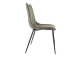 UU-1022-27 Alibi Dining Chair Dark Green - Set Of Two