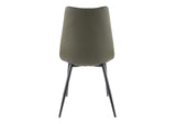 UU-1022-27 Alibi Dining Chair Dark Green - Set Of Two