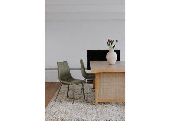 UU-1022-27 Alibi Dining Chair Dark Green - Set Of Two