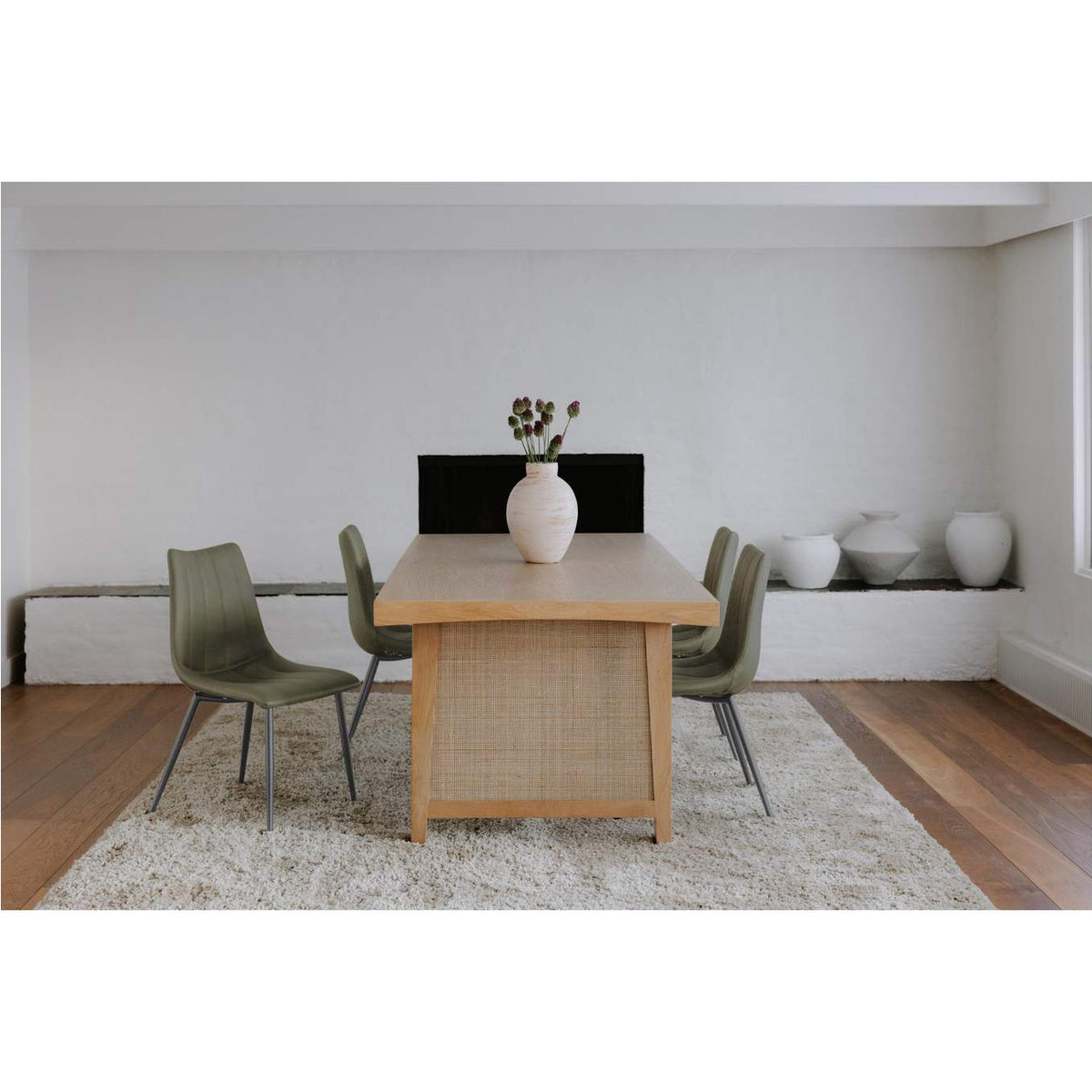 UU-1022-27 Alibi Dining Chair Dark Green - Set Of Two