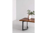 VE-1001-03-0 Bent Small Dining Table Brown
