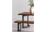 VE-1002-03-0 Bent Bench Small Brown