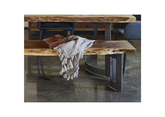 VE-1029-03-0 Bent Bench Large Brown