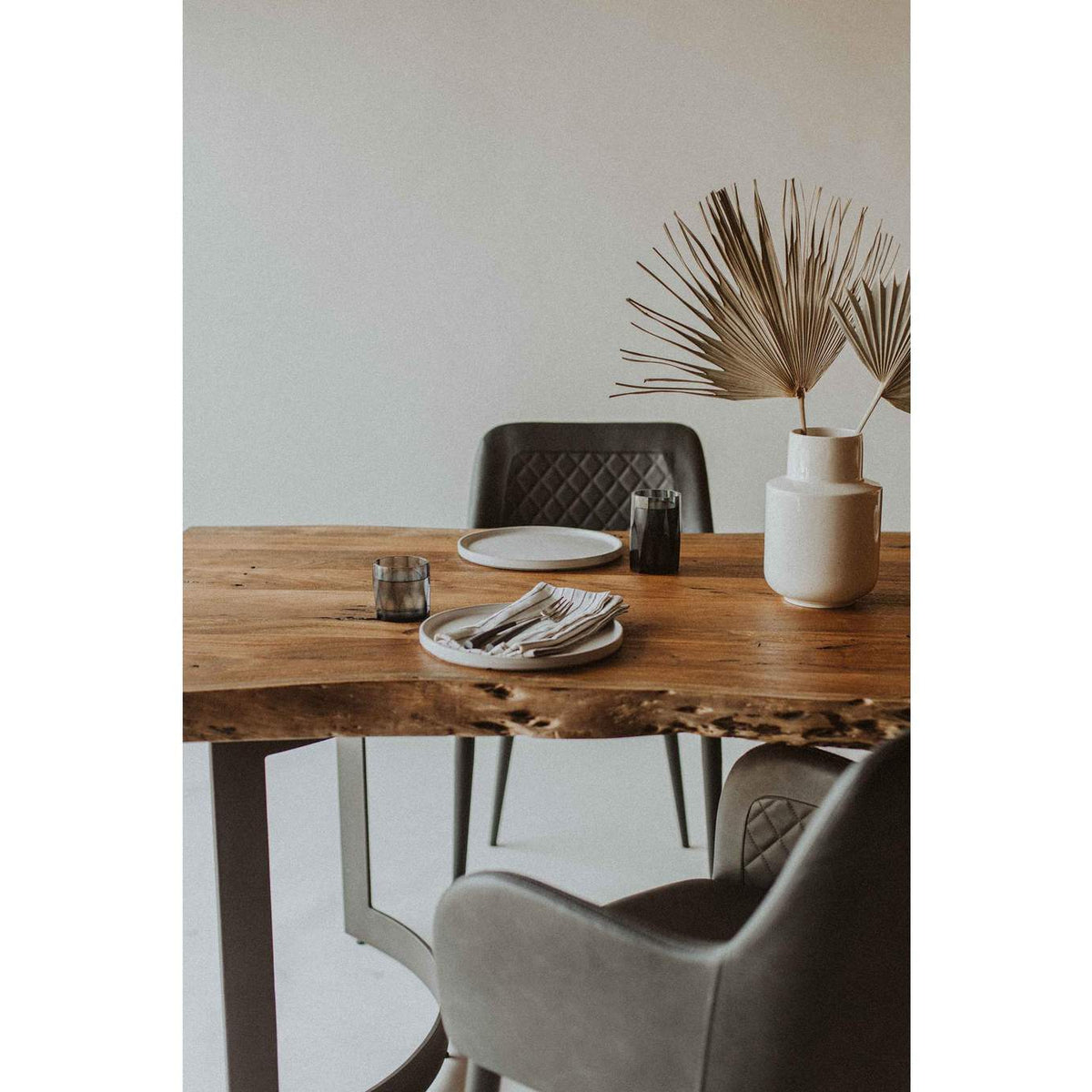 VE-1036-03-0 Bent Dining Table Extra Small Brown