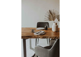 VE-1036-03-0 Bent Dining Table Extra Small Brown