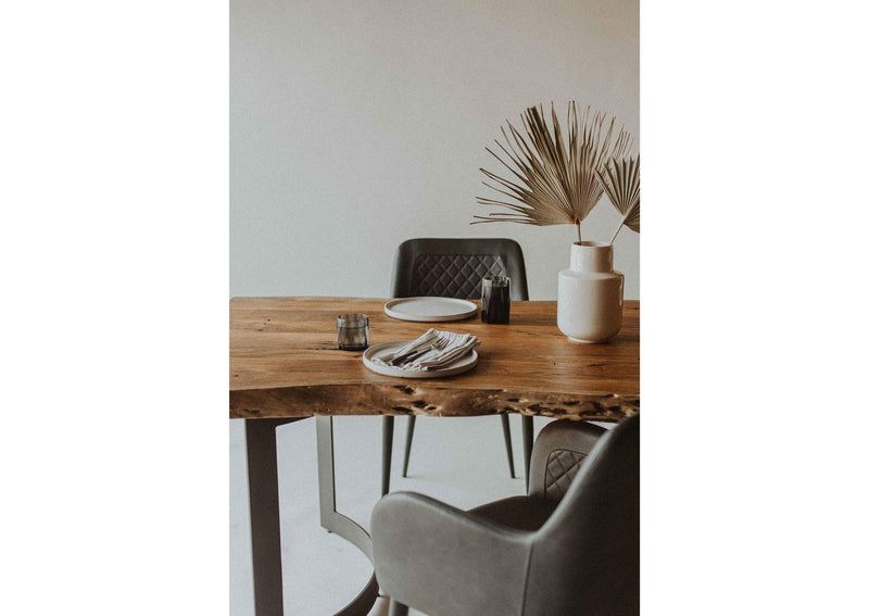 VE-1036-03-0 Bent Dining Table Extra Small Brown