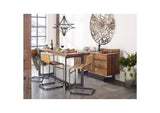 VE-1039-03-0 Bent Counter Table Brown