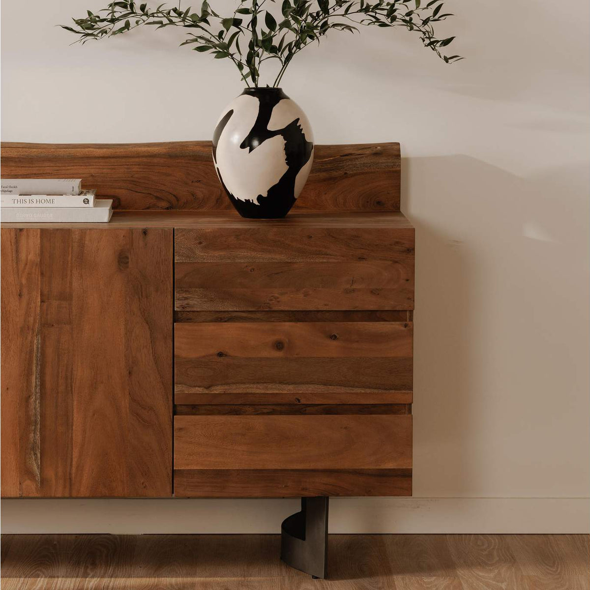 VE-1040-03 Bent Sideboard Brown
