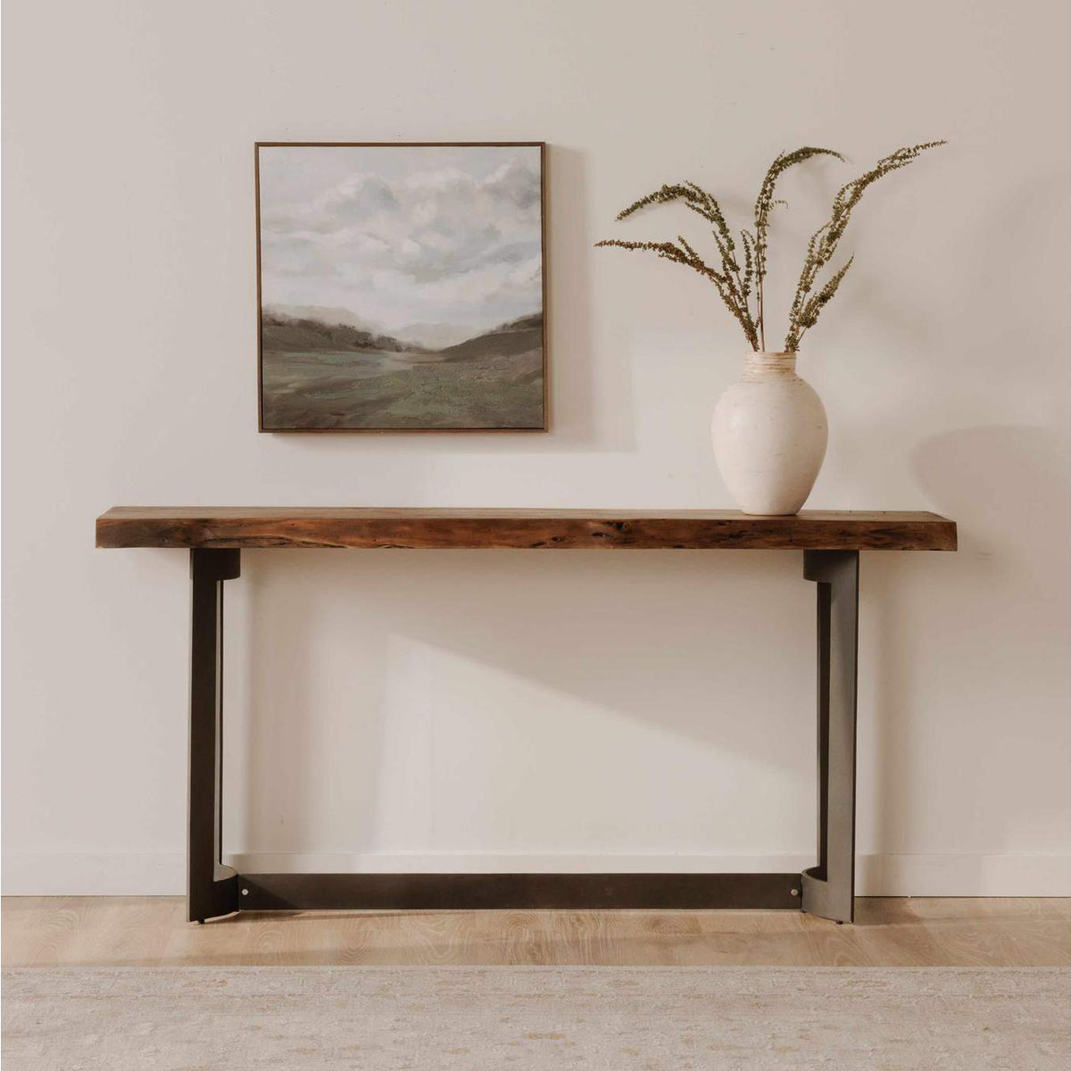 VE-1041-03-0 Bent Console Table Brown