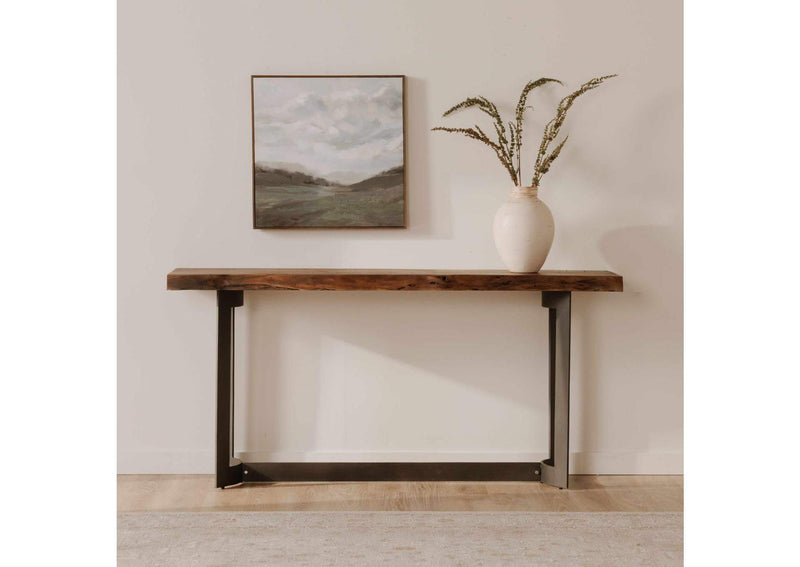 VE-1041-03-0 Bent Console Table Brown