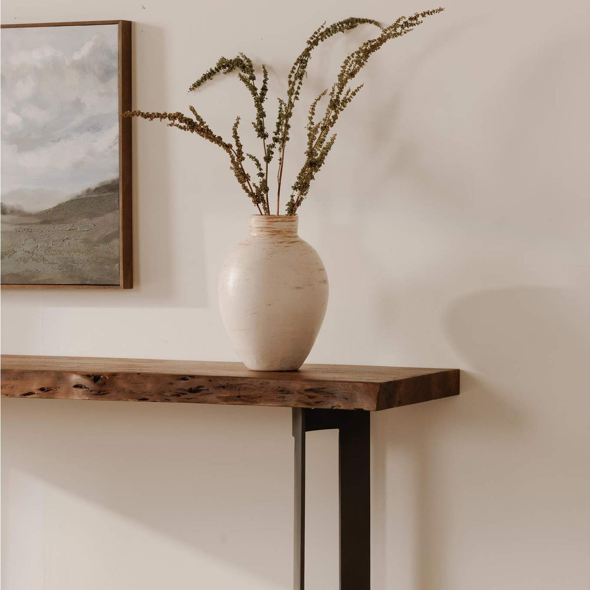 VE-1041-03-0 Bent Console Table Brown