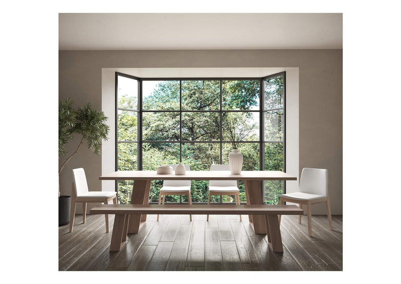 VE-1076-29-0 Tanya Dining Table Light Grey