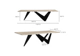 VE-1078-24-0 Bird Dining Table Large Natural