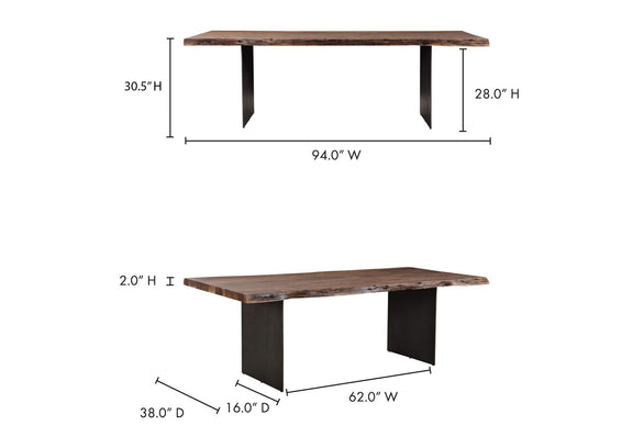 VE-1084-03-0 Howell Dining Table Natural