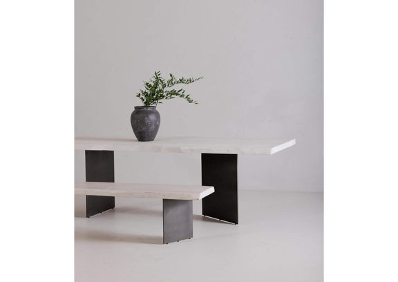 VE-1085-18-0 Evans Dining Table White