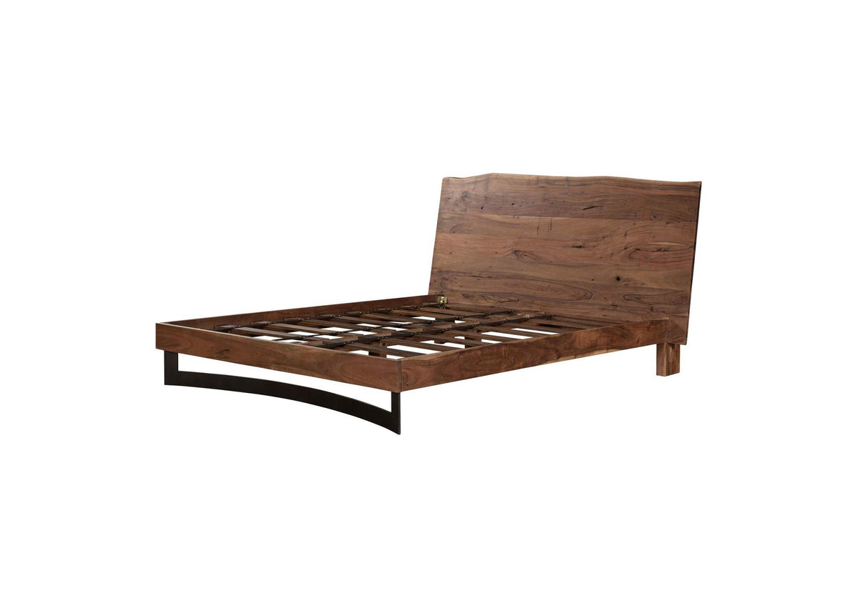 VE-1087-03-0 Bent Queen Size Bed Brown