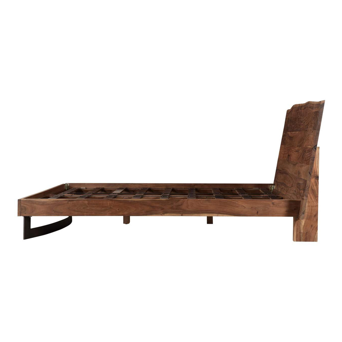 VE-1087-03-0 Bent Queen Size Bed Brown