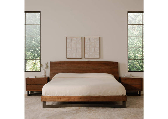 VE-1088-03-0 Bent King Size Bed Brown