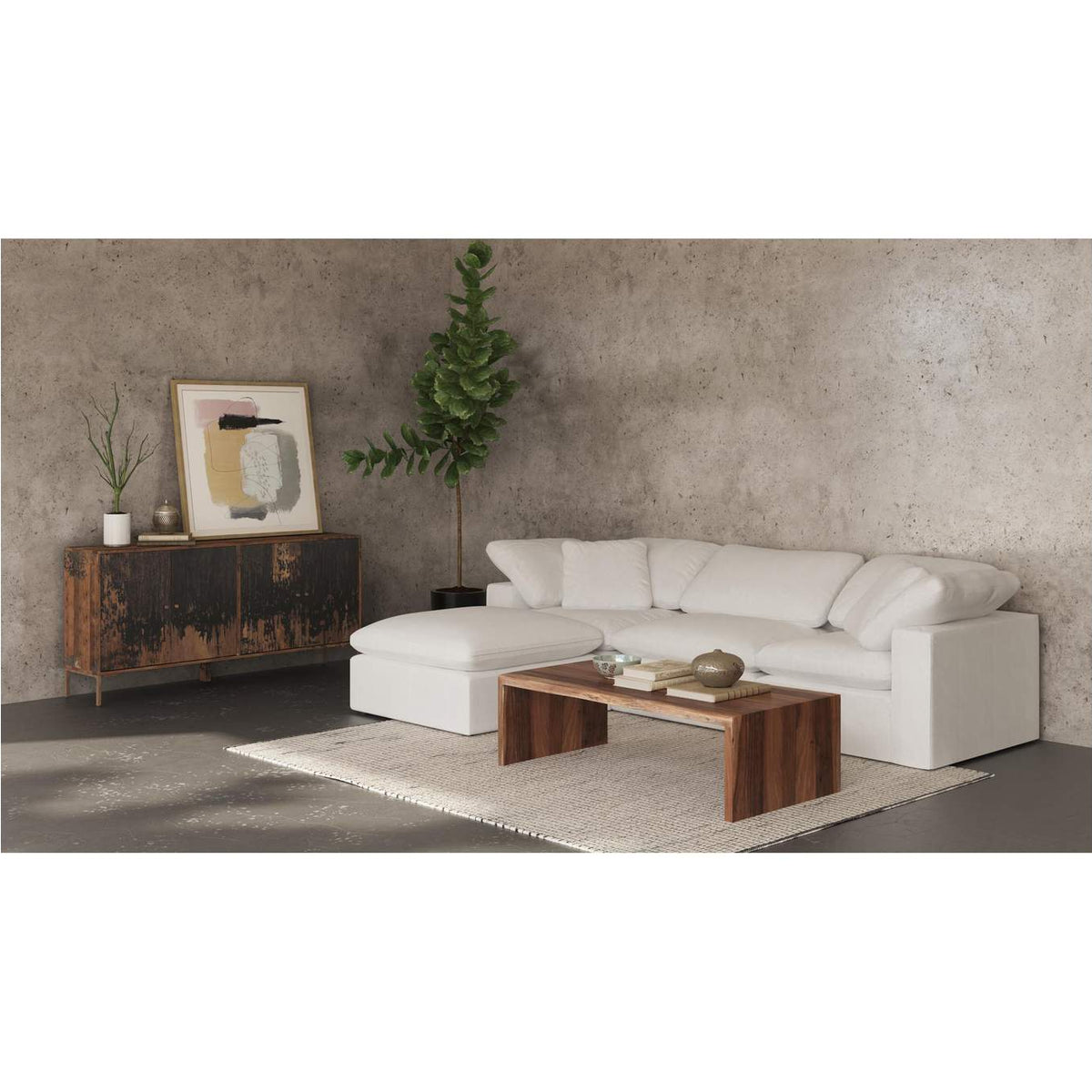 VE-1094-03 Tyrell Coffee Table Natural Brown