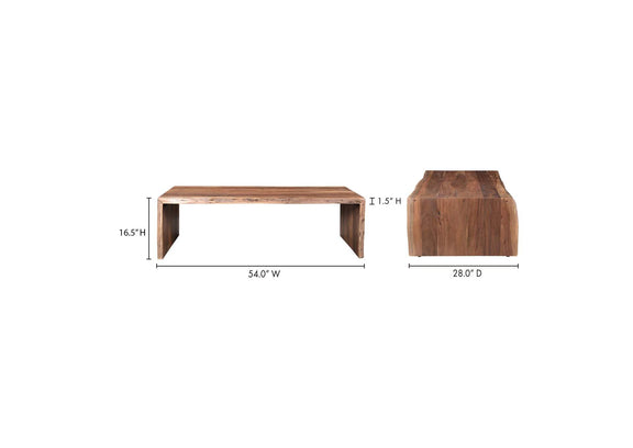 VE-1094-03 Tyrell Coffee Table Natural Brown
