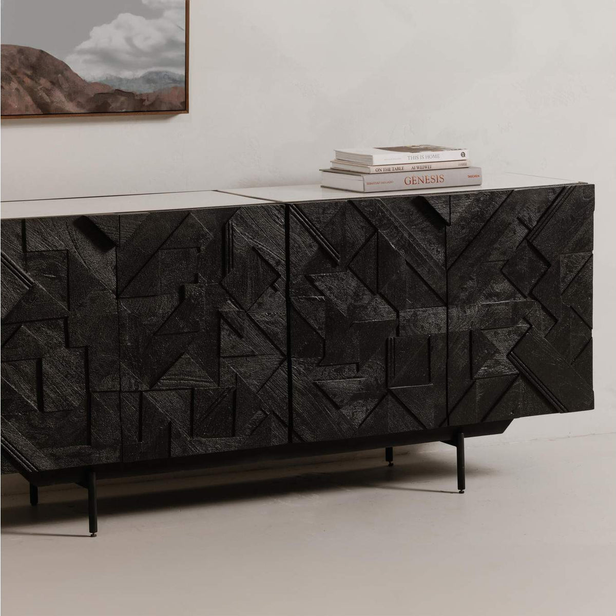 VE-1095-02-0 Kattan Sideboard Black