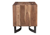 VE-1096-03-0 Bent Nightstand Brown