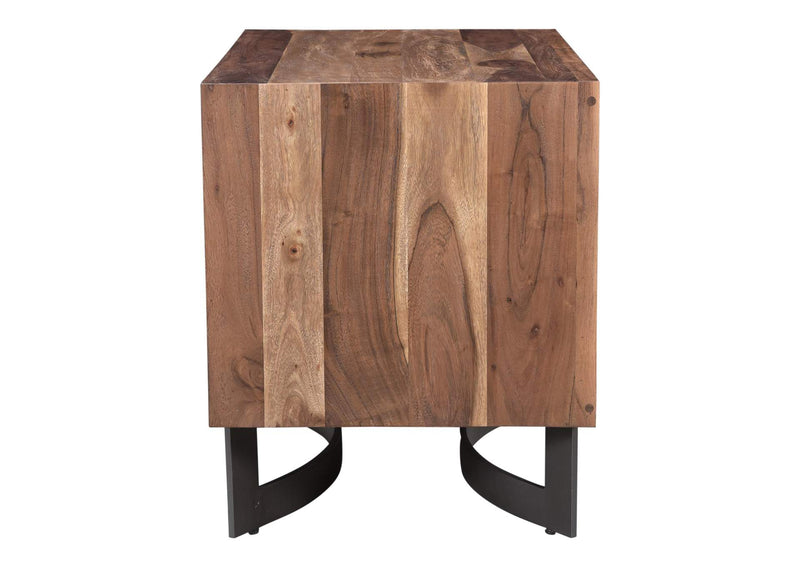 VE-1096-03-0 Bent Nightstand Brown