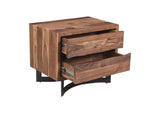 VE-1096-03-0 Bent Nightstand Brown
