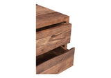 VE-1096-03-0 Bent Nightstand Brown