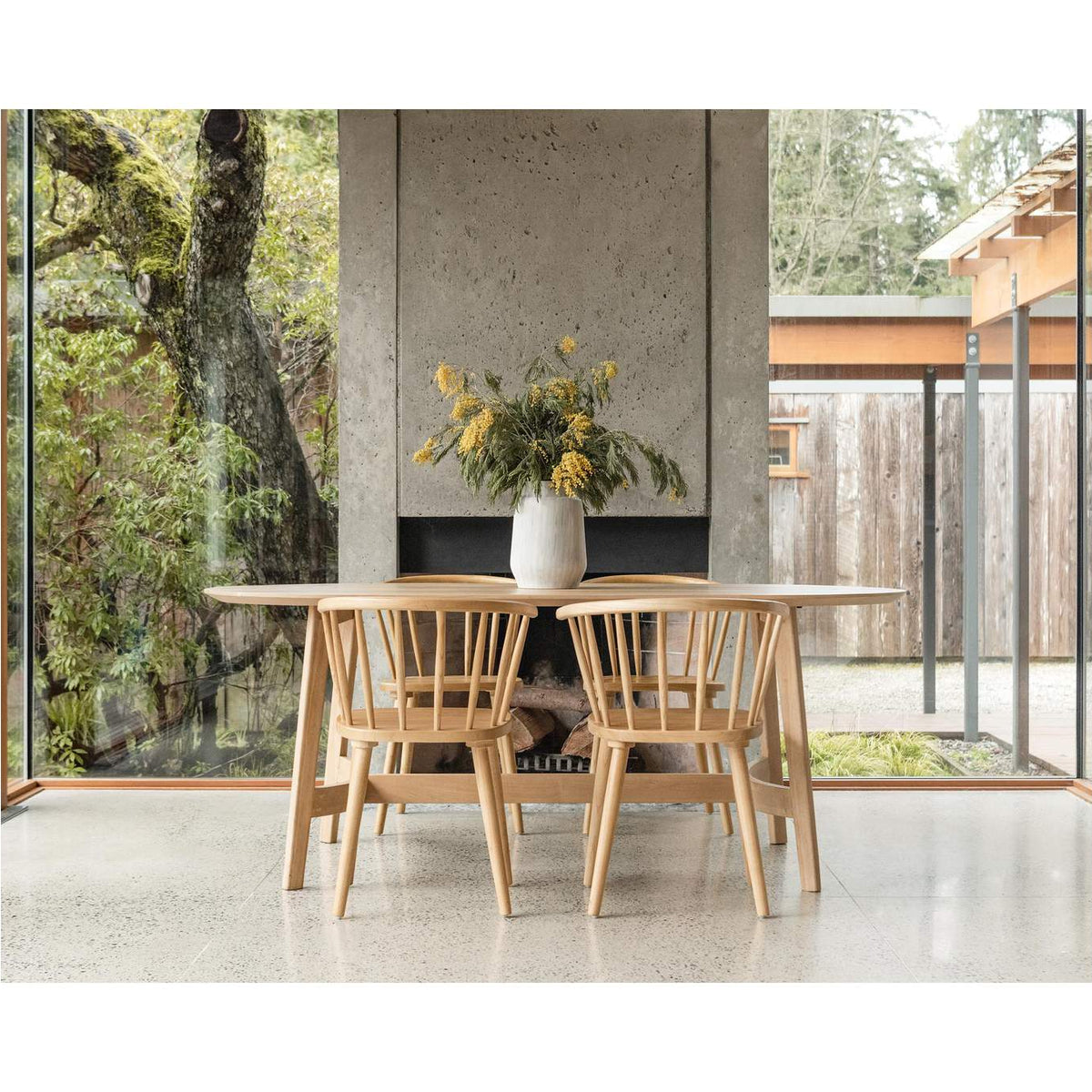 VE-1099-24-0 Trie Small Dining Table Natural