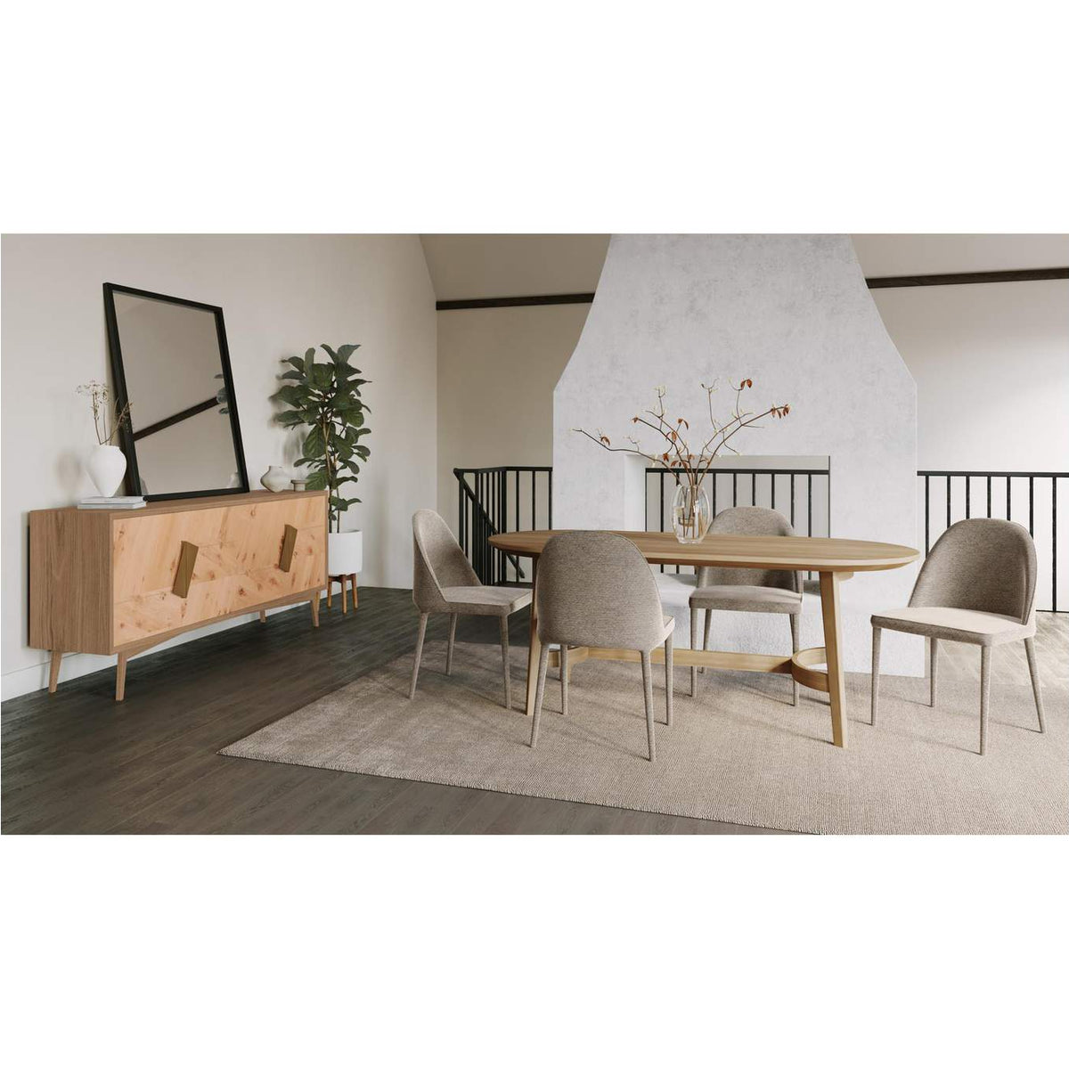 VE-1099-24-0 Trie Small Dining Table Natural