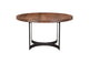 VE-1106-03-0 Bent Round Dining Table 54In Brown