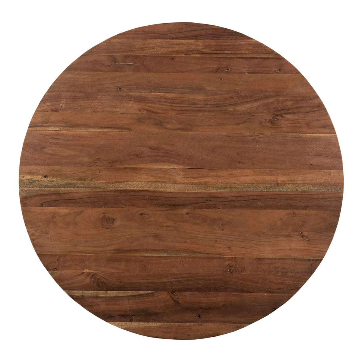 VE-1106-03-0 Bent Round Dining Table 54In Brown