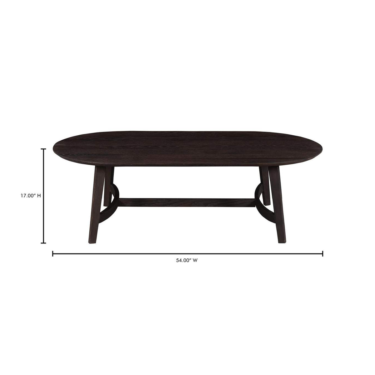 VE-1119-20-0 Trie Coffee Table Dark Brown