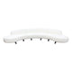 Vesper 3PC Modular Curved Armless Sofa & (2) Chaise