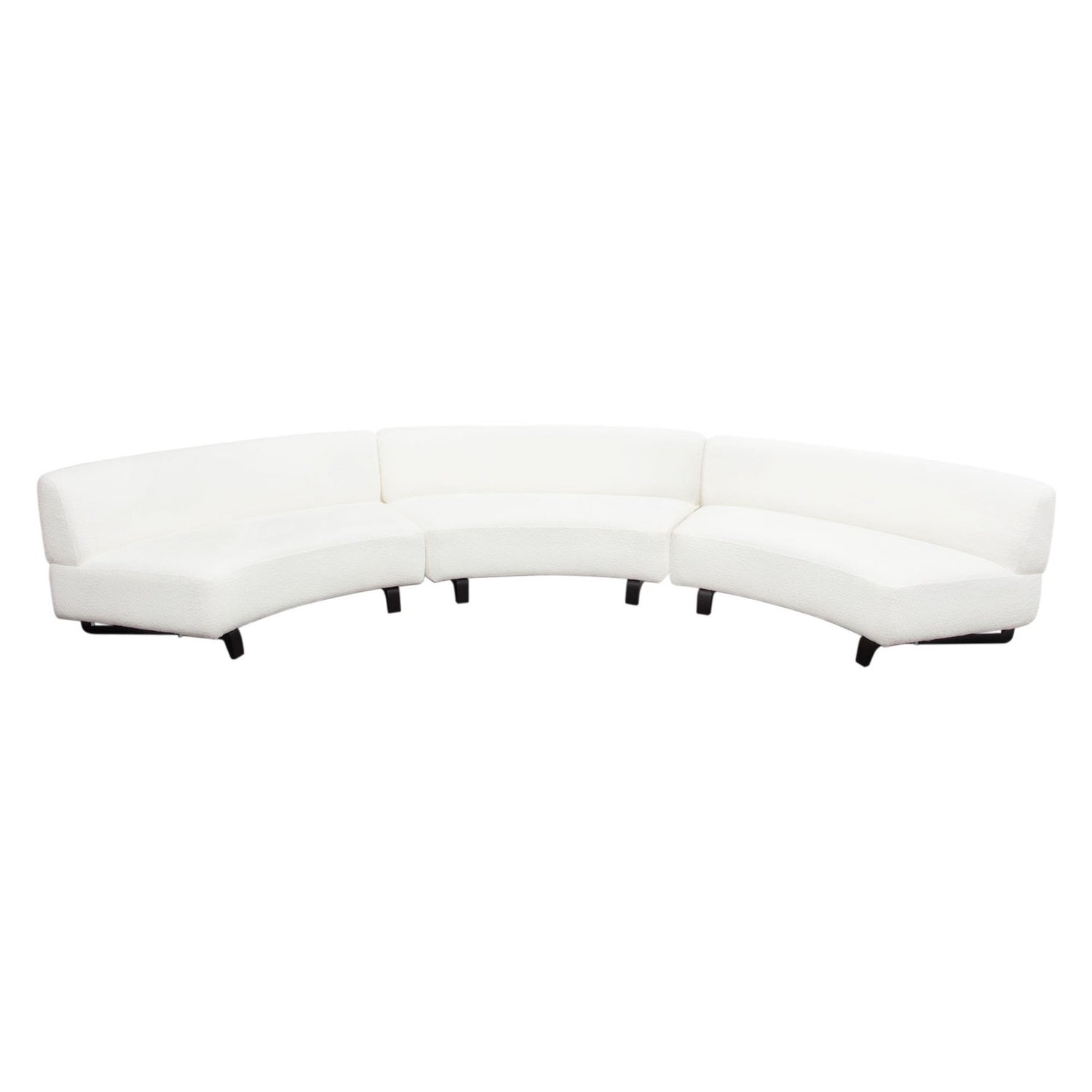 Vesper 3PC Modular Curved Armless Sofa