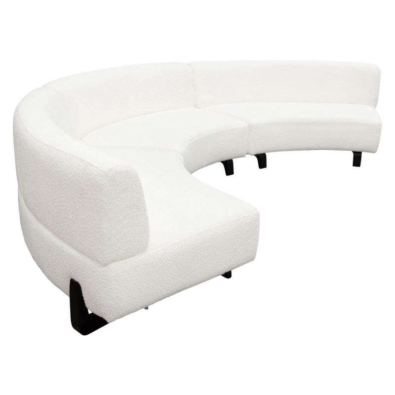 Vesper 3PC Modular Curved Armless Sofa