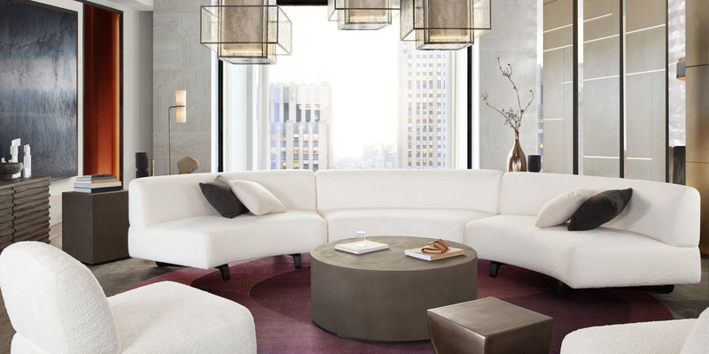 Vesper 3PC Modular Curved Armless Sofa