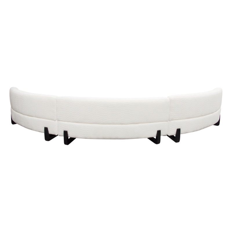 Vesper 3PC Modular Curved Armless Sofa
