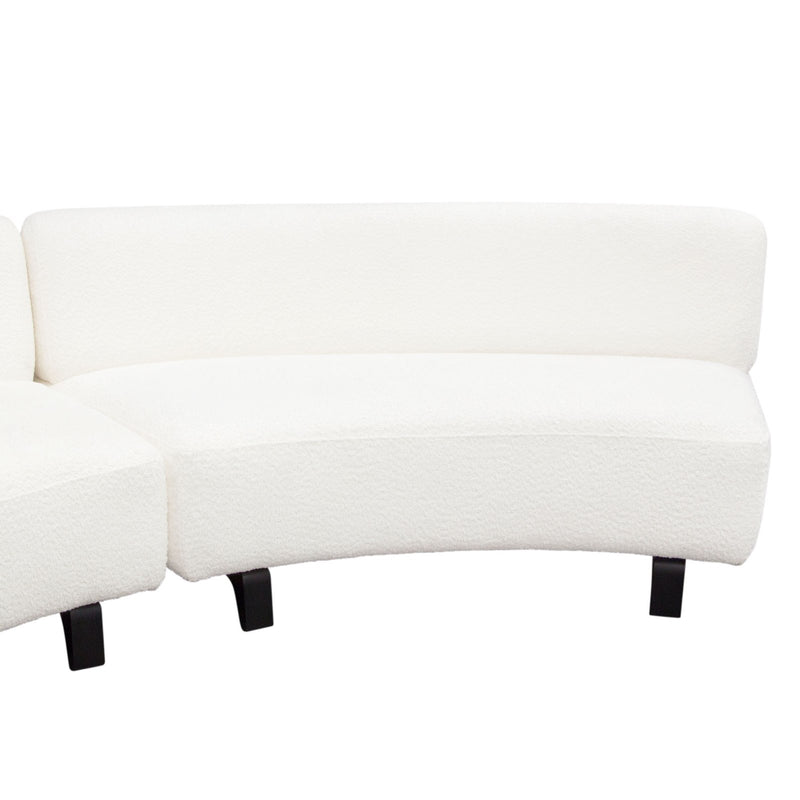 Vesper 3PC Modular Curved Armless Sofa
