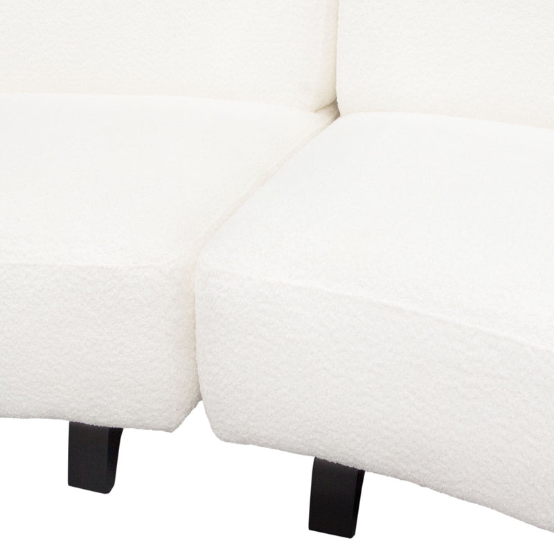Vesper 3PC Modular Curved Armless Sofa