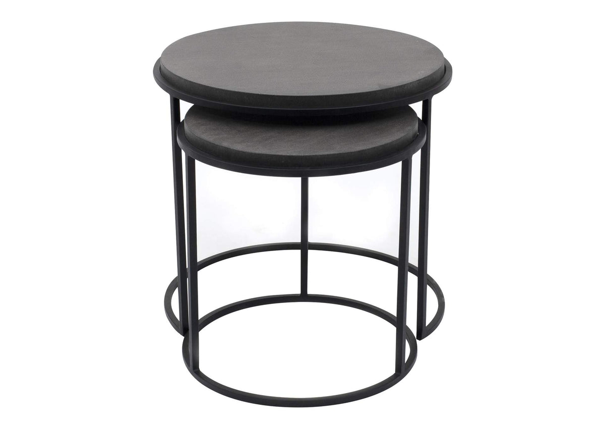 VH-1008-02 Roost Nesting Tables Black Set Of 2