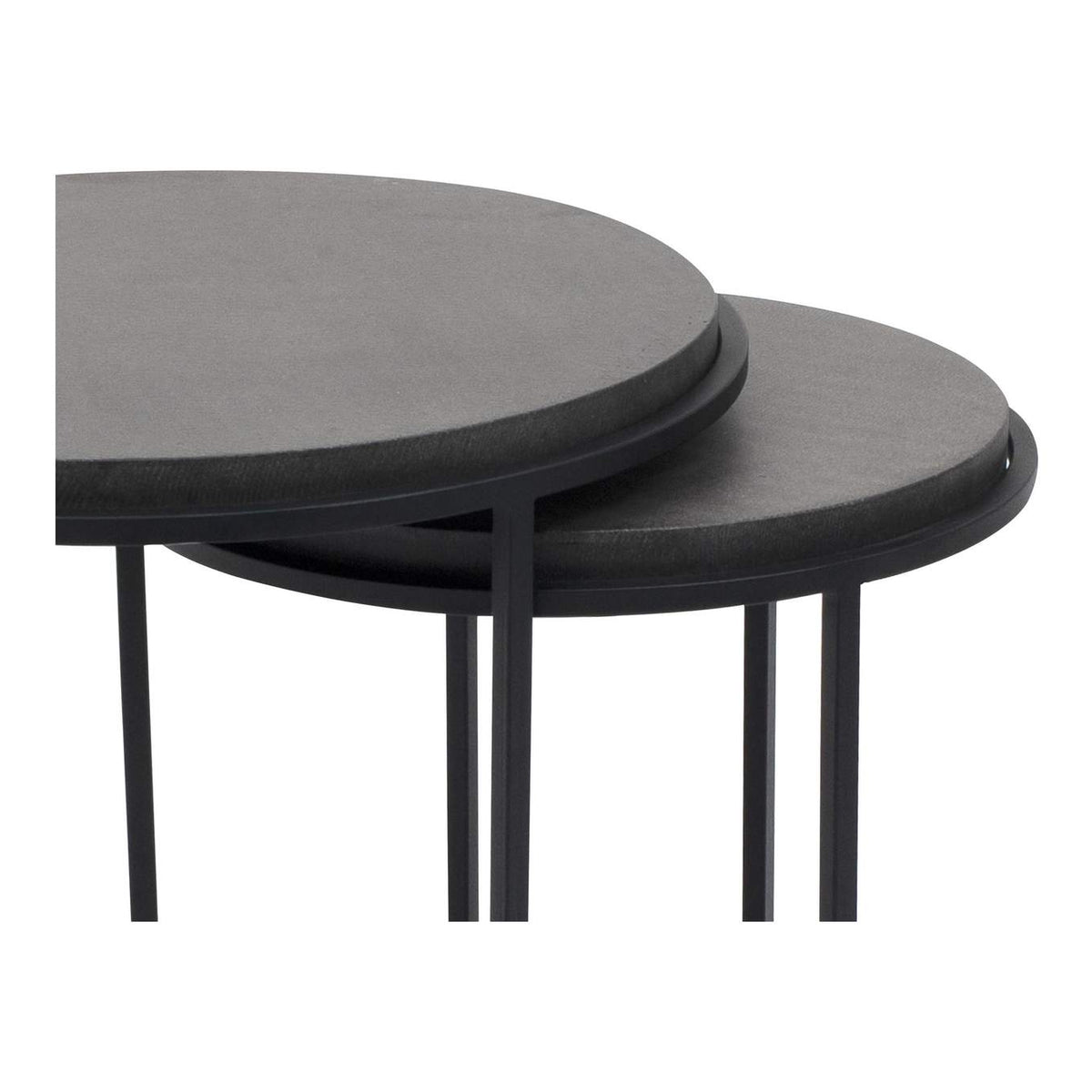 VH-1008-02 Roost Nesting Tables Black Set Of 2