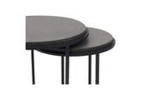 VH-1008-02 Roost Nesting Tables Black Set Of 2