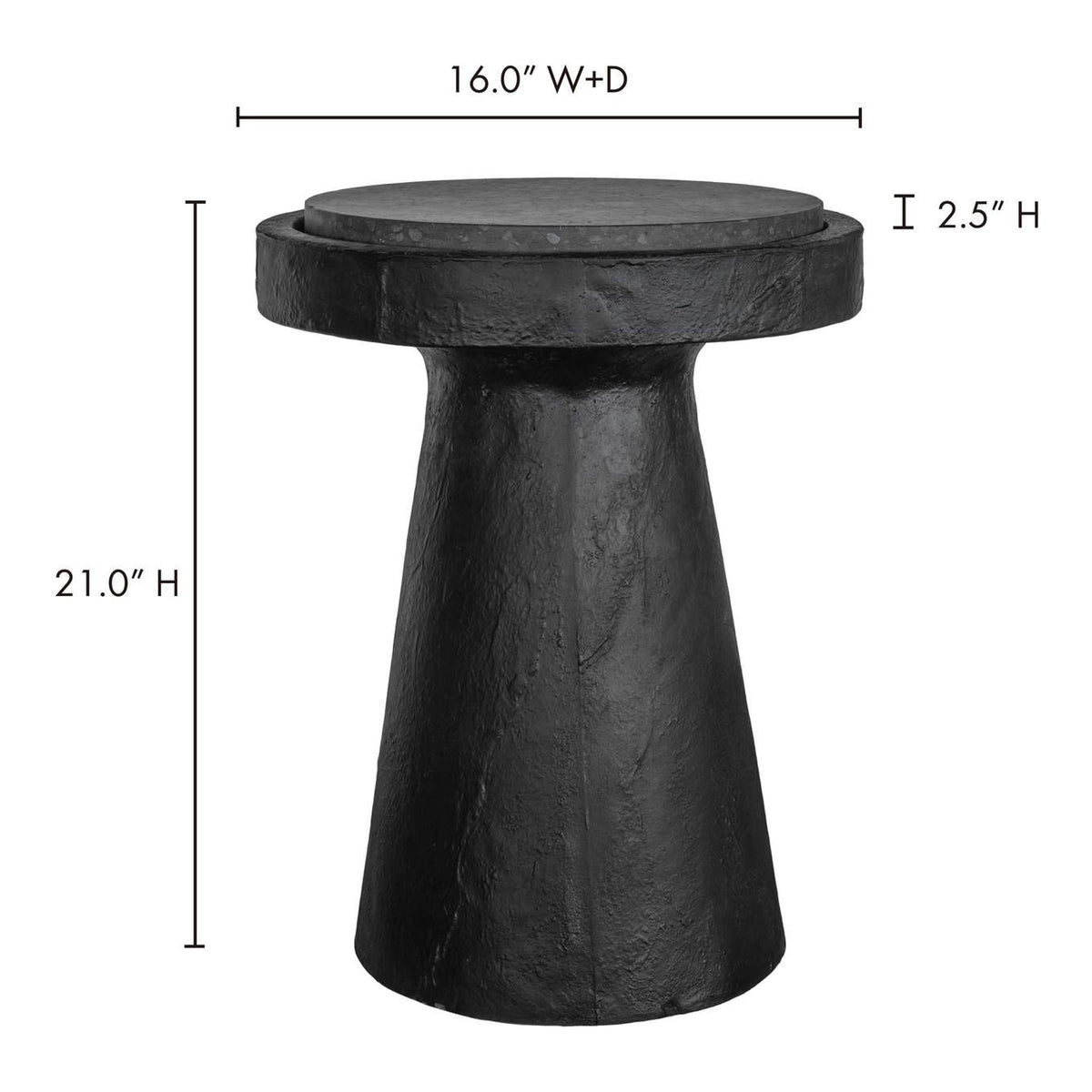 VH-1015-02 Book Accent Table Black