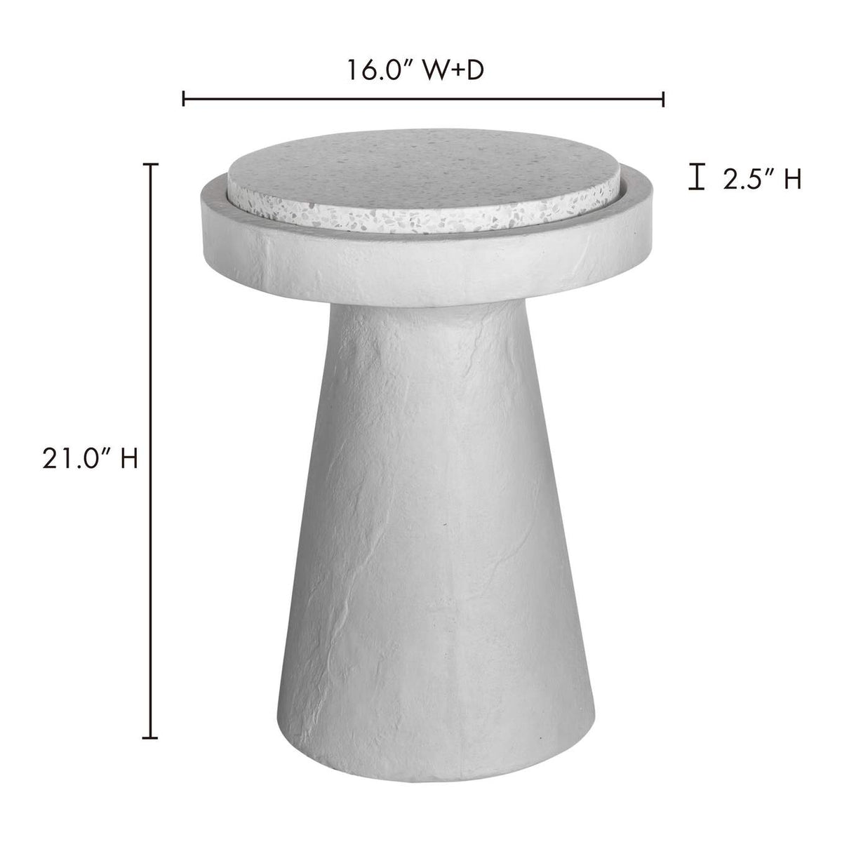 VH-1015-18 Book Accent Table White