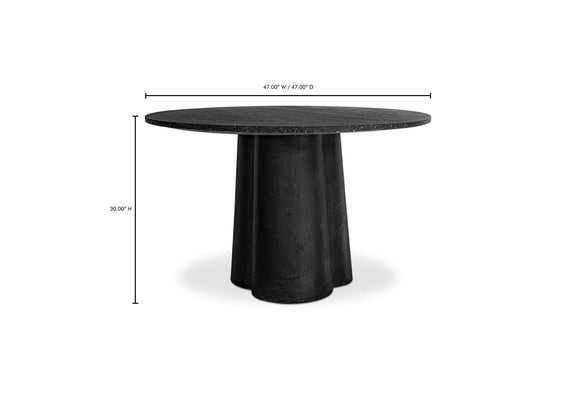 VH-1017-02-0 Mono Dining Table Black