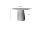 VH-1017-18-0 Mono Dining Table White