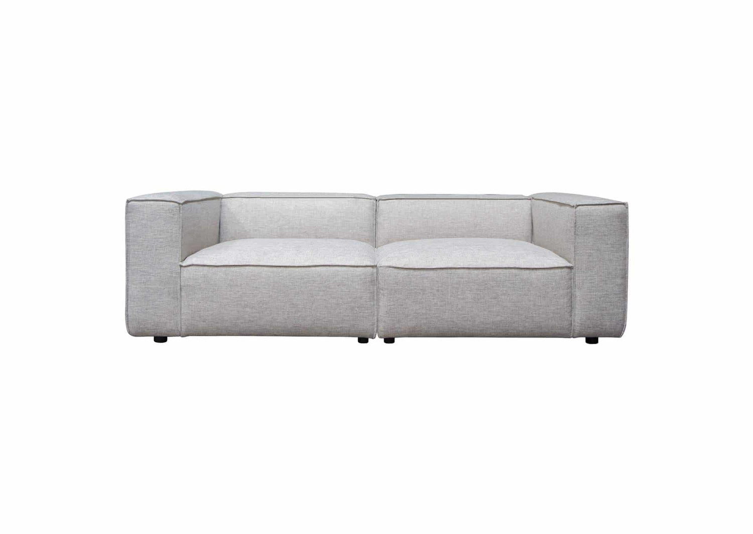 Vice 2pc Modular Sofa In Barley Fabric