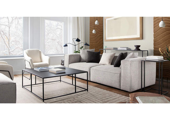 VICE2PCBA Vice 2pc Modular Sofa In Barley Fabric